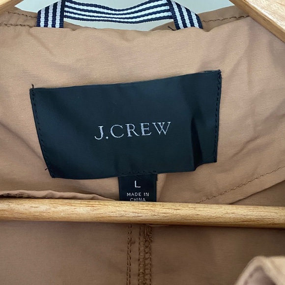 J. Crew Tan Hooded Fall/Spring Jacket - Picture 2 of 6